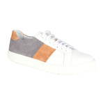 Cooper Shoe // Grey + White + Tan (Euro: 41)