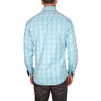 Wilford Long-Sleeve Button-Up Shirt // Turquoise (2XL)