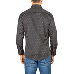 Olen Long-Sleeve Button-Up Shirt // Black (3XL)