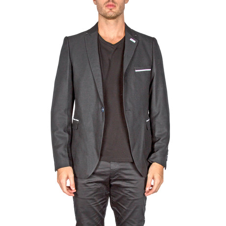 Lacy Evening Blazer // Black (US: 48R)