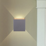 ATLAS Series // Integrated LED Wall Sconce // 5" (Silver)