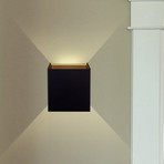 ATLAS Series // Integrated LED Wall Sconce // 5" (Silver)