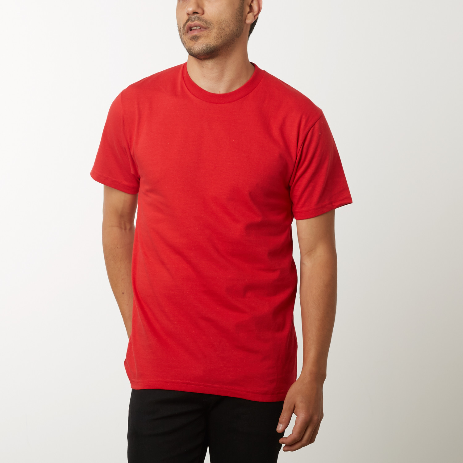 red t shirt blank