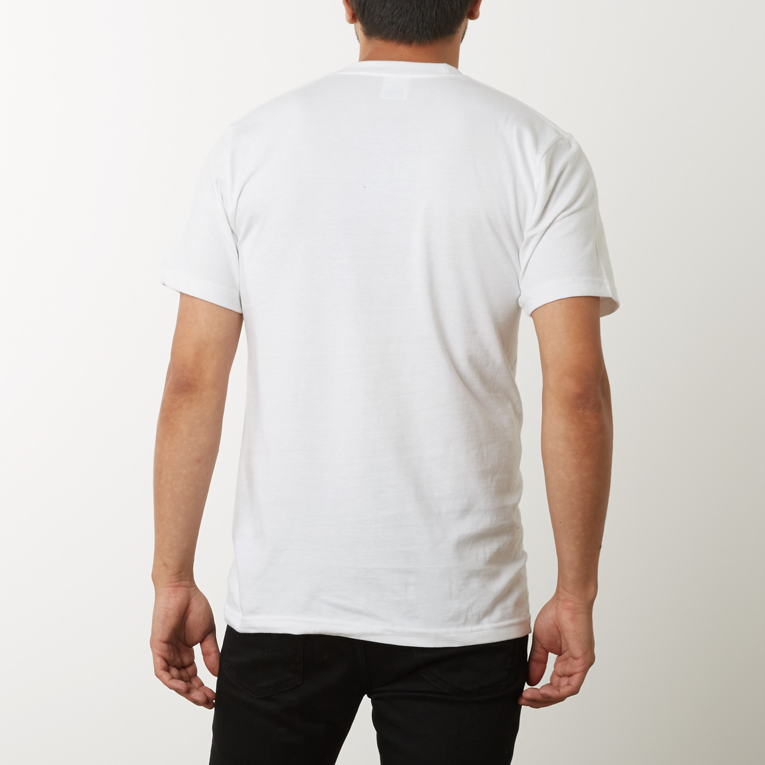 Basic Man Tee-Shirt Blanc - Blank T-Shirt - Lapolemik - LPMK