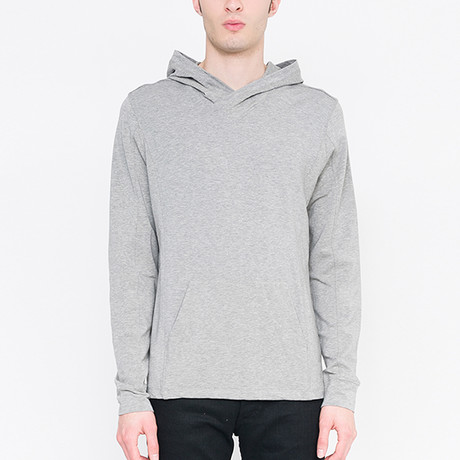 Cole Hoodie Baby French Terry // Granite (XS)