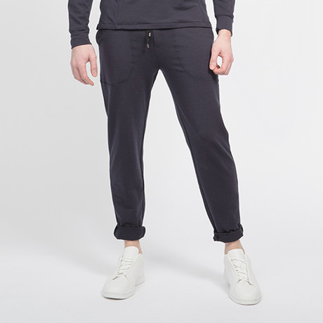 Solid Jogger // Baby French Terry Cotton Lyocell // Navy (S)