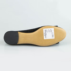 Varina Lasercut Ballet Flat // Black (US: 5.5)