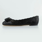 Varina Lasercut Ballet Flat // Black (US: 4.5)