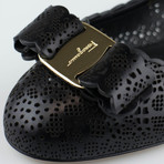 Varina Lasercut Ballet Flat // Black (US: 5)