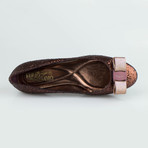 Varina Glitter Ballet Flats // Brown (US: 4.5)