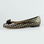 Varina Sequin Ballet Flats // Black + Gold (US: 4.5)