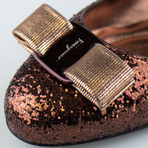 Varina Glitter Ballet Flats // Brown (US: 6.5)