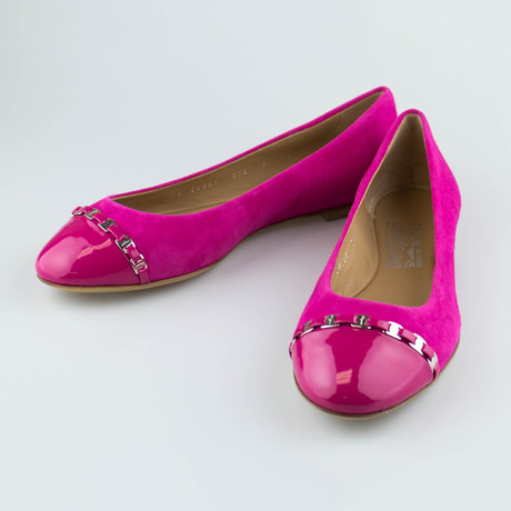 Pim Suede Ballet Flats // Pink (US: 4.5)