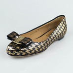 Varina Sequin Ballet Flats // Black + Gold (US: 4.5)