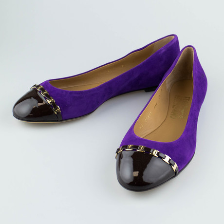 Pim Suede Ballet Flats // Purple (US: 4.5)