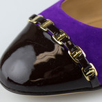 Pim Suede Ballet Flats // Purple (US: 8.5)