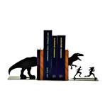 T-Rex Attack Bookends