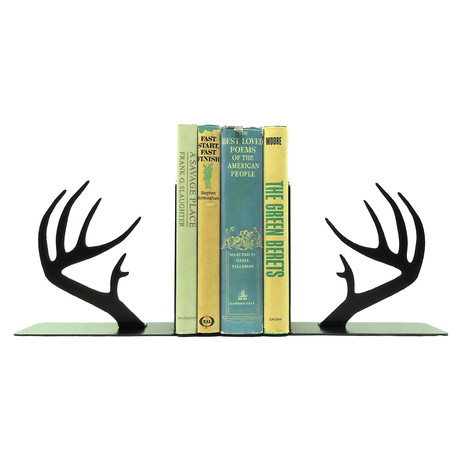 Deer Antler Bookends