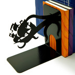 Tentacle Pirate Ship Bookends