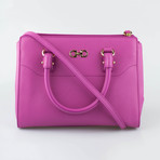 Small Double Gancio Tote // Anemone Pink