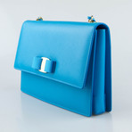 Medium Ginny Shoulder Bag // Cielo Blue