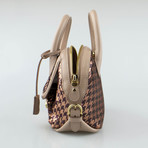 Macaroon Sequin Mini Fiamma Handbag // Beige