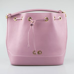 Millie Bucket Drawstring Bag // Marshmallow Pink