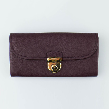 Fiamma Wallet // Burgundy Rouge Noir