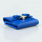 Vara French Mini Wallet // Indian Blue