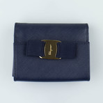 Vara French Mini Wallet // Oxford Blue