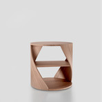 Mydna Small Table // Wood (Black Wood)