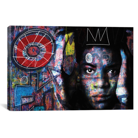 Basquiat's Mind // Daniel Malta (26"W x 18"H x 0.75"D)