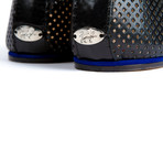 The Moroccan Classic // Black + Blue (US: 7)