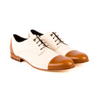 The Sinatra // Cognac + Beige (US: 7.5)