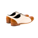 The Sinatra // Cognac + Beige (US: 7.5)