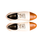 The Sinatra // Cognac + Beige (US: 7.5)