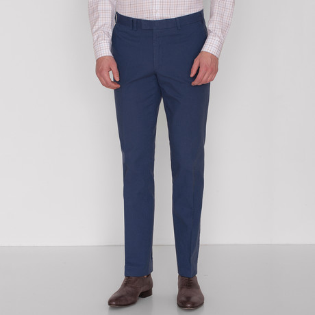Pinstripe Trousers // Blue (Euro: 39)