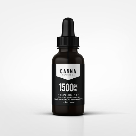 CBD Peppermint Tincture // 1500mg