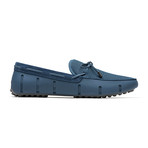 Braided Lace Loafer Driver Dt Suede // Slate (US: 9)