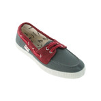 Nautico Cotton + Suede // Coal + Burgundy (Euro: 43)