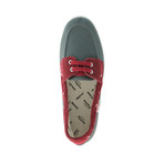 Nautico Cotton + Suede // Coal + Burgundy (Euro: 43)