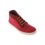Weaving Canvas + Leather Chukka // Red (Euro: 43)