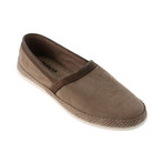 Camping Cotton + Leather Slip On // Taupe (Euro: 39)