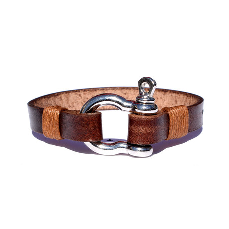 Smooth Leather Bracelet (7")
