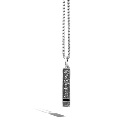 Sterling Silver Whistle Necklace
