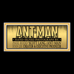 Ant-Man // Paul Rudd + Stan Lee Signed Photo // Custom Frame