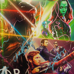 Infinity War // Cast Signed Poster // Custom Frame