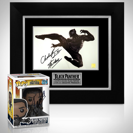 Black Panther // Chadwick Boseman + Stan Lee Signed Memorabillia (Signed Pop! Only)