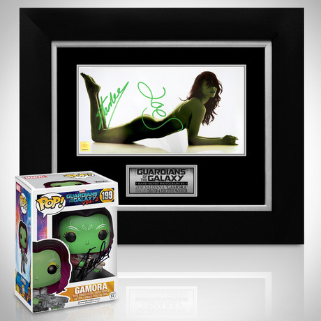 Gamora // Zoe Saldana + Stan Lee Signed Memorabilia (Signed Pop! Only)