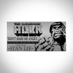 Hulk Fist Prop // Stan Lee Signed (Signed Fist Only)